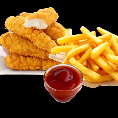 Toyuq nuggets + FRI + ketçup